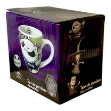 Cargar imagen en el visor de la galería, Taza Jack Skellington Taza Belly de Porcelana El Extraño Mundo de Jack Capacidad 500 ml con Caja de Regalo