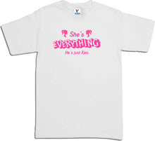 Cargar imagen en el visor de la galería, Playera Barbie She´s Everything he´s just Ken Dama/ Caballero/ Infantil/ Bebe