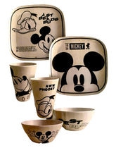Cargar imagen en el visor de la galería, Vajilla Mickey Mouse & Pato Donald de Bambu 12 piezas