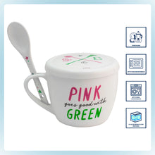 Cargar imagen en el visor de la galería, Wicked Taza de Porcelana con Tapa, Cuchara y Caja de Regalo Wicked 580ml