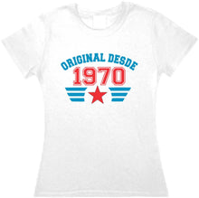 Cargar imagen en el visor de la galería, Playera Cumpleaños Original Desde Año Personalizable corte Infantil, Dama o Caballero