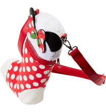 Cargar imagen en el visor de la galería, Loungefly Minnie mouse bolso bota navideña Crossbody