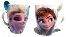 Cargar imagen en el visor de la galería, Frozen Juego de 2 Tarros con Cuchara de pareja Elsa & Anna