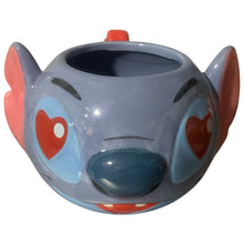 Cargar imagen en el visor de la galería, Taza de Stitch 3D de San Valentín de ceramica con capacidad de 550 ml
