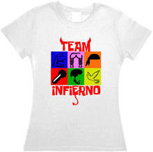 Cargar imagen en el visor de la galería, Playera Team Infierno La Casa de los Famosos Dama / Cabllero / Infantil