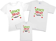 Cargar imagen en el visor de la galería, Set Grinch Squad 3 playeras Navidad Familia Evento Fiesta