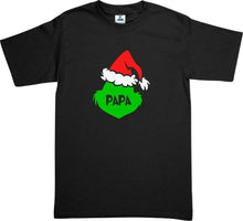 Cargar imagen en el visor de la galería, Set El Grinch 3 Playeras Navidad Familia Papa, Mama & Hijo Evento