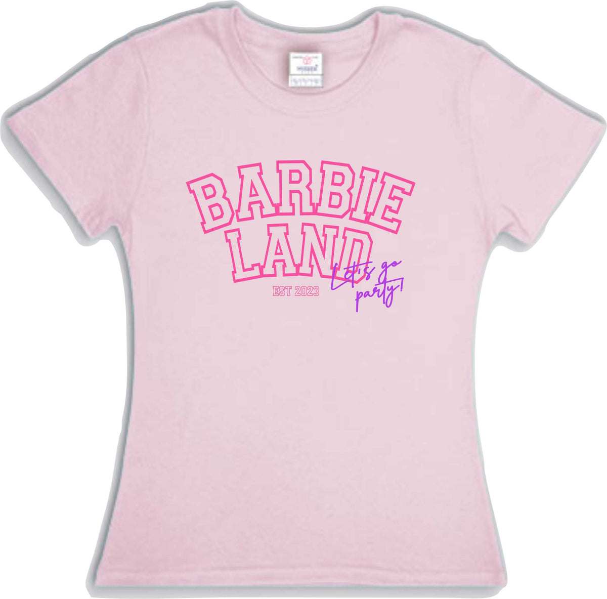 Playera BarbieLand Let´s go Party dama / caballero / infantil