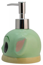 Cargar imagen en el visor de la galería, Baby Yoda Dispensador de Jabon de Ceramica 3D Disney Star Wars Grogu capacidad 200 Ml