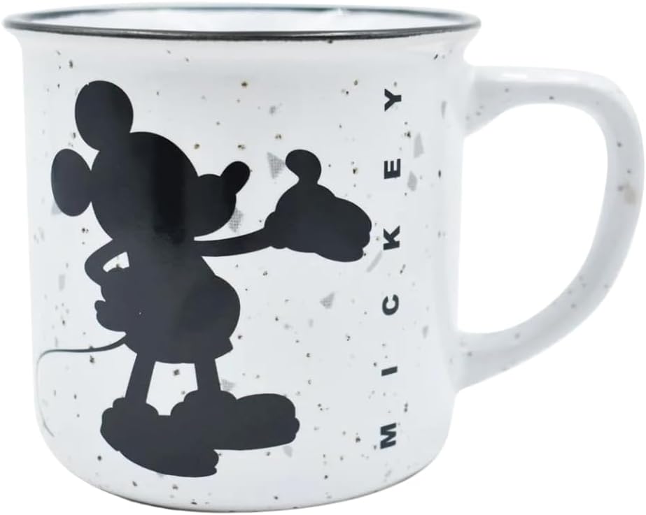 Taza de Mickey Mouse de cerámica tipo peltre capacidad 340 ml