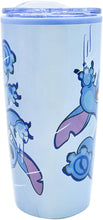 Cargar imagen en el visor de la galería, Stitch Termo para Café, Colección Disney Clásicos, Diseño Stitch, Vaso para Escritorio de Acero Inoxidable de Doble Pared con Tapa Deslizable y Transparente, Color Azul, Capacidad 450 ml