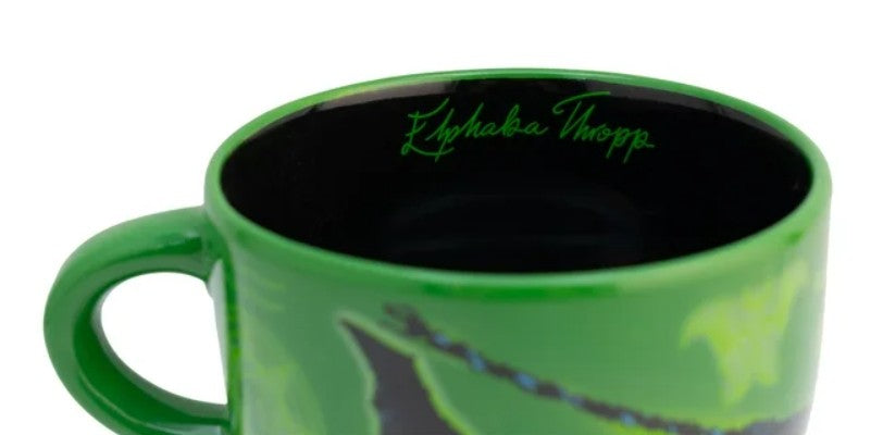 Wicked Taza Jumbo Bitono De Cerámica Bruja Elphaba Tazon Capacidad 820 Ml