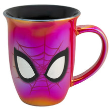 Cargar imagen en el visor de la galería, Spiderman Tarro e Cerámica Iridiscente Bitono, Hombre Araña capacidad 470 ml