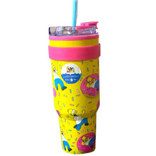 Cargar imagen en el visor de la galería, Los Simpsons Termo Alto doble pared con tapa hermetica Marvel capacidad 1.2L