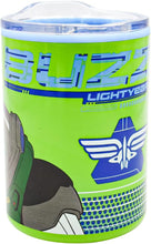 Cargar imagen en el visor de la galería, Buzz Lightyear Termo Disney Pixar Vaso Doble Pared de Acero Inoxidable con Tapa Deslizable Transparente, Diseño Lightyear, Termo para Escritorio, 350 mililitros, Multicolor