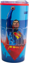 Cargar imagen en el visor de la galería, Superman Legacy Termo Doble Pared con Tapa Transparente, Vaso Térmico DC Comics, Capacidad 500 ml