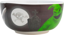 Cargar imagen en el visor de la galería, Jack Skellington Set Desayuno Taza & Tazon Individual Vajilla Porcelana 2 Piezas con Caja de Regalo