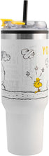 Cargar imagen en el visor de la galería, Snoopy Termo Alto doble pared con tapa hermetica Peanuts capacidad 1.2L