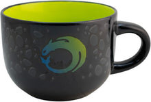 Cargar imagen en el visor de la galería, Chimuelo Tazon como entrenar a tu dragon Tarro Jumbo de cerámica de 820ml.