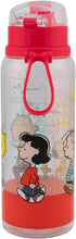 Cargar imagen en el visor de la galería, Snoopy Botella de agua transparente para niños, recipiente escolar para transportar bebidas Peanuts 950ML, Botella de plastico