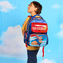 Cargar imagen en el visor de la galería, Mochila Superman Krypto Escolar Primaria Lenticular