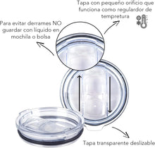 Cargar imagen en el visor de la galería, Buzz Lightyear Termo Disney Pixar Vaso Doble Pared de Acero Inoxidable con Tapa Deslizable Transparente, Diseño Lightyear, Termo para Escritorio, 350 mililitros, Multicolor