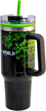 Cargar imagen en el visor de la galería, Jurassic Park Termo Doble Pared Jurassic World 1.2 Litros, Vaso Térmico XL con Asa, Tapa Antiderrames
