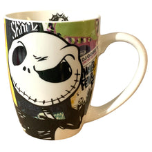 Cargar imagen en el visor de la galería, Taza Jack Skellington Taza Belly de Porcelana El Extraño Mundo de Jack Capacidad 500 ml con Caja de Regalo