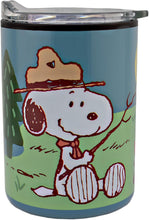 Cargar imagen en el visor de la galería, Snoopy Termo Doble Pared Bebidas Calientes, Colección 50 Aniversario Peanuts, Diseño Beagle Scoots