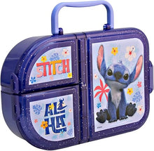 Cargar imagen en el visor de la galería, Stitch Contenedor con divisiones escolar para niños de Lilo y Stitch la pelicula Lonchera lunch box escolar