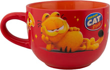 Cargar imagen en el visor de la galería, Garfield Tarro Jumbo de Cerámica Bitono NickelodeonGarfield The Movie Taza Jumbo Multiusos Plato Sopero, Cuenco para Cereal, Capacidad 820 ml