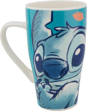 Cargar imagen en el visor de la galería, Stitch Taza Grande Porcelana Disney Tarro Largo, Bebidas Calientes Capacidad 600 ml
