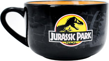 Cargar imagen en el visor de la galería, Jurassic Park Tazon Tarro Jumbo de Cerámica Universal Studios 30 Aniversario Taza Jumbo Plato Sopero Cuenco para Cereal Capacidad 705 ml