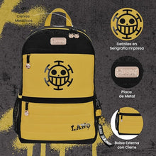 Cargar imagen en el visor de la galería, One Piece Mochila Trafalgar Back Pack Edición Limitada capacidad 19L, Amarillo, Grande