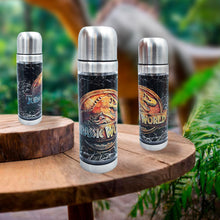 Cargar imagen en el visor de la galería, Jurassic Park Termo Doble Pared Acero Inoxidable con Botón de Seguridad 500ml