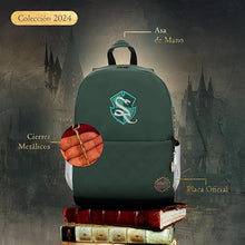 Cargar imagen en el visor de la galería, Harry Potter Mochila Slytherin Hogwarts Legacy