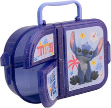 Cargar imagen en el visor de la galería, Stitch Contenedor con divisiones escolar para niños de Lilo y Stitch la pelicula Lonchera lunch box escolar