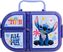 Cargar imagen en el visor de la galería, Stitch Contenedor con divisiones escolar para niños de Lilo y Stitch la pelicula Lonchera lunch box escolar