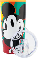 Cargar imagen en el visor de la galería, Termo Mickey Mouse doble pared acero inoxidavle tapa deslizante 500 ml