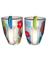 Cargar imagen en el visor de la galería, Stitch Juego de 2 Tazas de Pareja con cucharas Ohana Disney Lilo & Stitch Tarros de Ceramica capacidad 310 ml