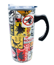 Cargar imagen en el visor de la galería, Termo con Asa Jurassic Dominion Doble pared Metalico 450 ml