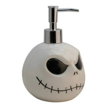 Cargar imagen en el visor de la galería, Dispensador Jack Skellington 3D de Cerámica para Jabonera Capacidad 400 Ml con Caja Regalo