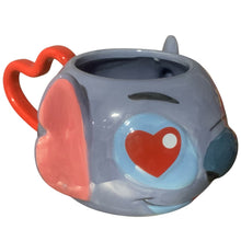 Cargar imagen en el visor de la galería, Taza de Stitch 3D de San Valentín de ceramica con capacidad de 550 ml