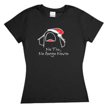 Cargar imagen en el visor de la galería, Playera Flork Navidad No tia no Tengo novio Sarcasmo Familia Fiesta