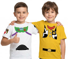 Cargar imagen en el visor de la galería, Set Buzz Y Woody 2 Playeras Toy Story Pareja Familia Evento
