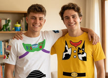Cargar imagen en el visor de la galería, Set Buzz Y Woody 2 Playeras Toy Story Pareja Familia Evento