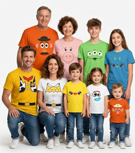 Cargar imagen en el visor de la galería, Set 9 Playeras Toy Story Familia Evento