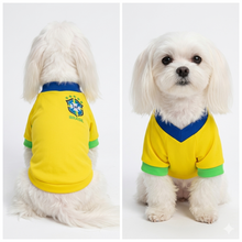 Cargar imagen en el visor de la galería, Playera Seleccion Brasil Perro Jersey Mundial 2026 Gato Mascota