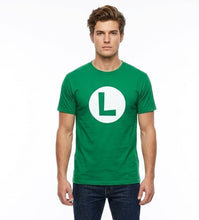 Cargar imagen en el visor de la galería, Playera Luigi Gamer Mario Mod 1 Dama/Caballero/Infantil Halloween Cosplay