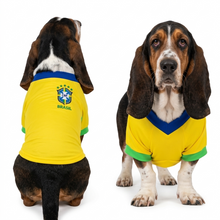 Cargar imagen en el visor de la galería, Playera Seleccion Brasil Perro Jersey Mundial 2026 Gato Mascota